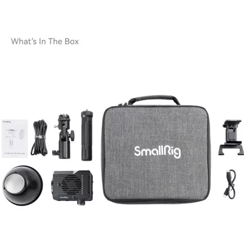 SmallRig 4810 RC 60C RGB LED Video Light with Powerbank Clamp Edition