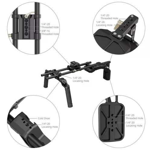 SmallRig 4480 Shoulder Rig Kit Classic Version