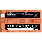 SmallRig 4971 NP-F550 USB-C Rechargeable Camera Battery Orange