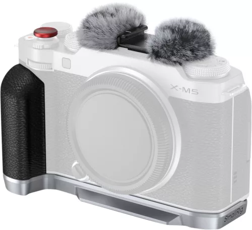 SmallRig 4875 L-Shape Mount Plate with Silicone Handle for FUJIFILM X-M5 Sliver