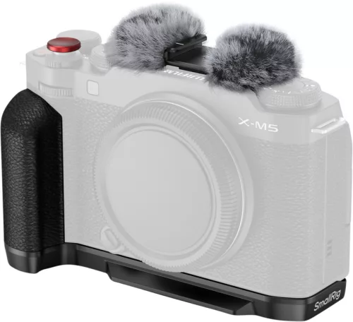 SmallRig 4876 L-Shape Mount Plate with Silicone Handle for FUJIFILM X-M5 Black