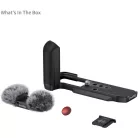 SmallRig 4876 L-Shape Mount Plate with Silicone Handle for FUJIFILM X-M5 Black