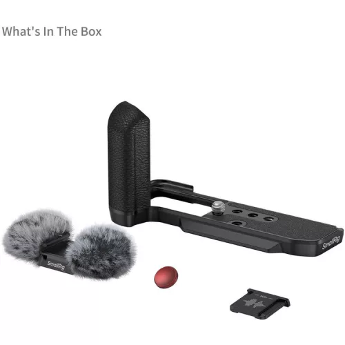 SmallRig 4876 L-Shape Mount Plate with Silicone Handle for FUJIFILM X-M5 Black