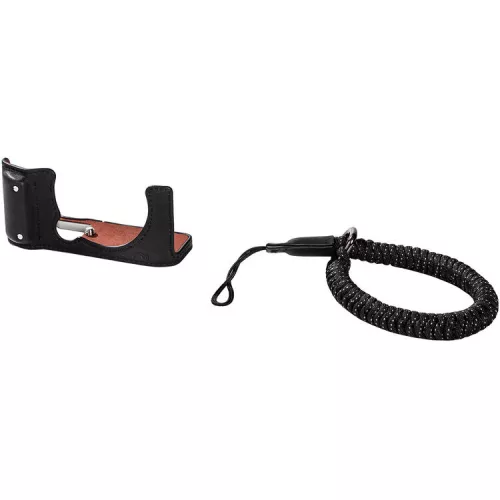SmallRig 4879 Camera Leather Half Case Kit for FUJIFILM X-M5 Black