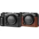SmallRig 4880 Camera Leather Half Case Kit for FUJIFILM X-M5 Brown
