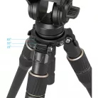 SmallRig 4643 Carbon Fiber Tripod Kit with Head FT-S303