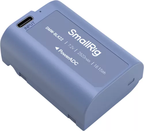 SmallRig 4906 Camera Battery USB-C Rechargeable DMW-BLK22