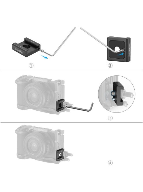 SmallRig 5032 SmallRig Anti-Twist Cold Shoe Mount Support (2db)