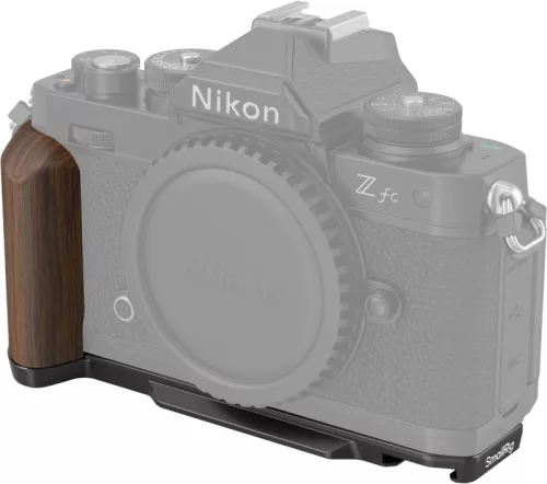 SmallRig 4802 Wooden L-Shape Grip for Nikon Z fc Black