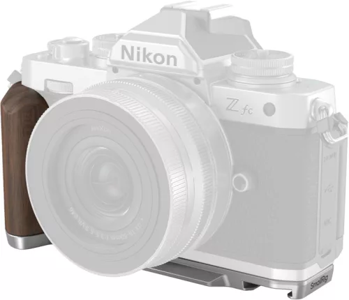 SmallRig 4803 Wooden L-Shape Grip for Nikon Z fc Silver