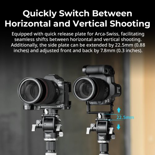 SmallRig 4983 L-Shape Mount Plate (for Canon EOS R5 mark II)