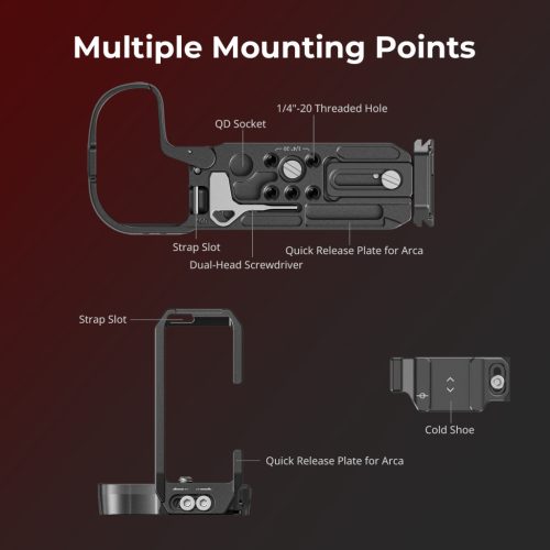 SmallRig 4983 L-Shape Mount Plate (for Canon EOS R5 mark II)