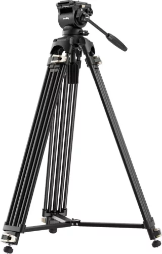 SmallRig 4686 Heavy-Duty Fluid Head Video Tripod Kit AD-01S