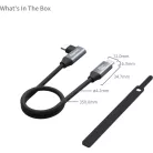 SmallRig 4790 USB-C /// USB-C kábel (35cm/13,8in) (egyenes/sarok)