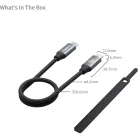 SmallRig 4788 USB-C /// USB-C kábel (35cm/13,8in) (egyenes/egyenes)