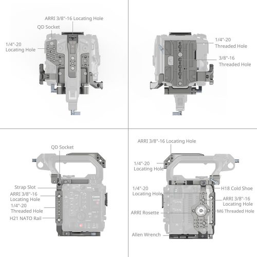 SmallRig 4947 Basic Cage KIT (for Canon EOS C400)