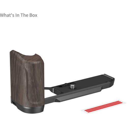 SmallRig 4801 L-Shape Mount Plate with Wooden Handle (for Nikon Z f)