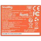 SmallRig 5088 USB-C Rechargeable Camera Battery NP-W126S  Orange