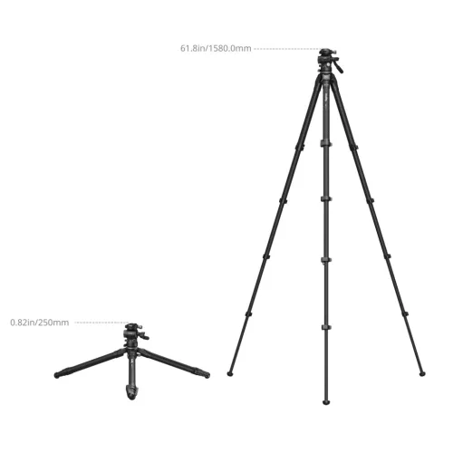 SmallRig 5028 Portable Carbon Fiber Travel Tripod KIT