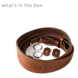 SmallRig 5209 Universal Leather Camera Shoulder Strap Brown