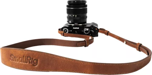 SmallRig 5209 Universal Leather Camera Shoulder Strap Brown
