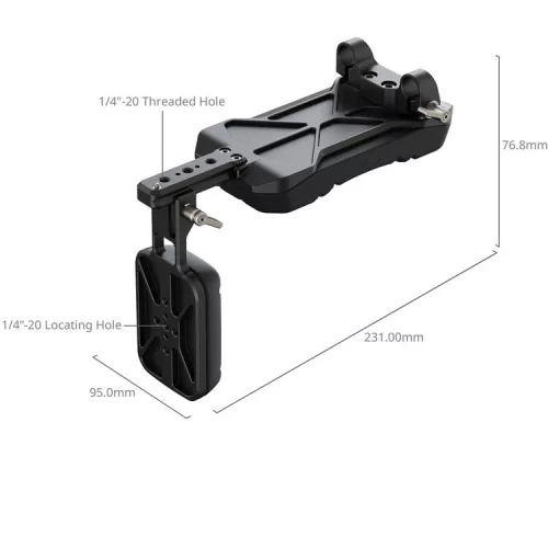 SmallRig 5153 Universal Shoulder Pad with 15mm Dual Rod Clamp