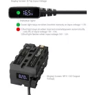 SmallRig 4884 D-Tap to Dual-Sided NP-F Dummy Battery Power Cable