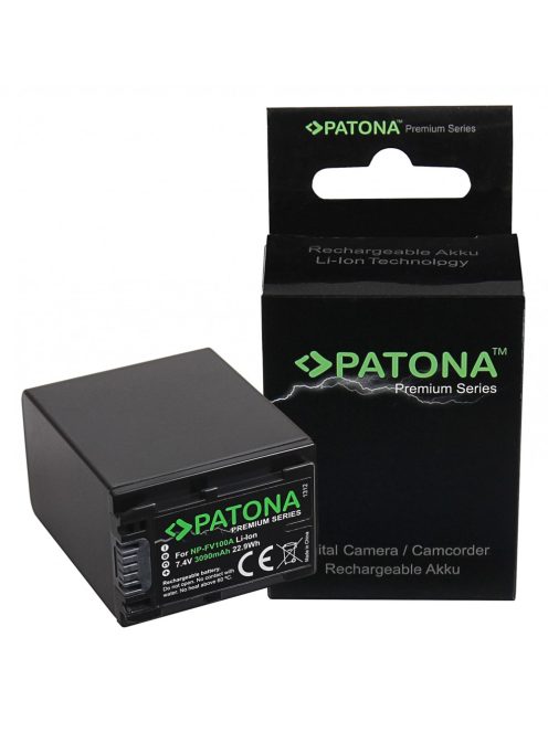 PATONA NP-FV100 PREMIUM akkumulátor (3.090mAh) (for Sony) (1312)