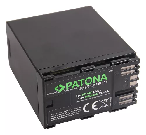 PATONA BP-A60 PREMIUM akkumulátor (BP-A60/BP-A30) (6900mAh) (1314)