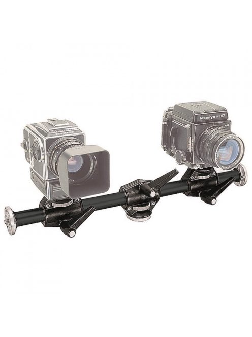 Manfrotto Állványra szerelhető keresztkar két kamerához (fekete)