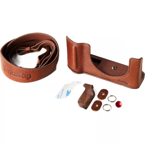 SmallRig 5268 Leather Case Kit for FUJIFILM GFX100RF Brown