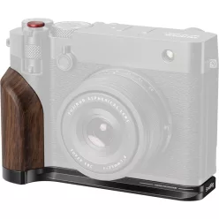   SmallRig 5266 L-Shape Mount Plate with Wooden Handle for FUJIFILM GFX100RF Black