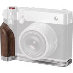   SmallRig 5265 L-Shape Mount Plate with Wooden Handle for FUJIFILM GFX100RF Silver
