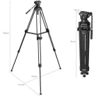SmallRig 5111 Heavy-Duty Tripod Kit AD-80S