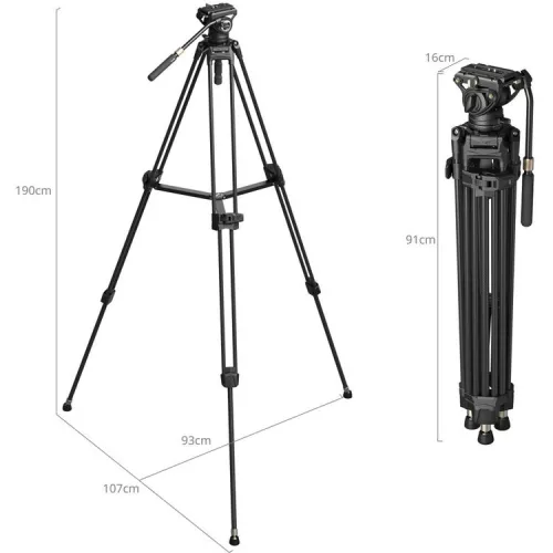 SmallRig 5111 Heavy-Duty Tripod Kit AD-80S