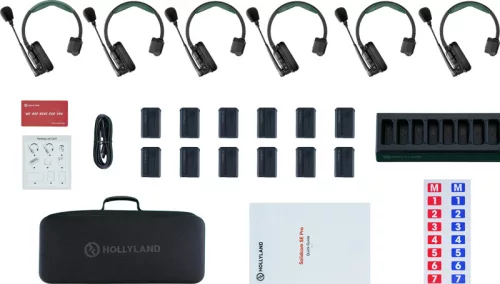 HOLLYLAND Solidcom SE PRO (6) Person Noise Cancelling Headset Intercom