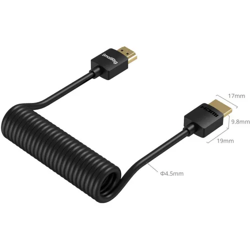 SmallRig 4963 Coiled HDMI Data Cable A to A