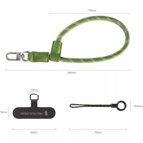 SmallRig 5303 FilMov Phone Wrist Strap Green