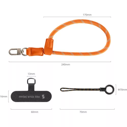 SmallRig 5302 FilMov Phone Wrist Strap Orange