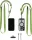SmallRig 5301 FilMov Phone Shoulder Strap Green