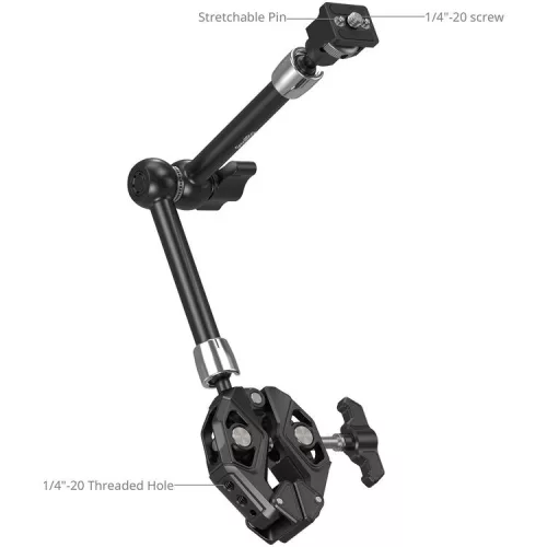 SmallRig 5312 Magic Arm with Crab-Shaped Clamp