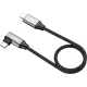 SmallRig 5075 USB-C Data Cable (Straight to Angled, 35cm (40Gbps + 240W + 8K)
