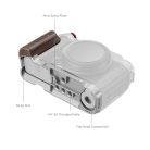SmallRig 5261 L-Shape Mount Plate with Wooden Handle (for Fujifilm X-M5) (silver)