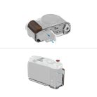 SmallRig 5261 L-Shape Mount Plate with Wooden Handle (for Fujifilm X-M5) (silver)