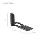 SmallRig 5429 L-Shaped Mount Plate with Handle (for Canon EOS R50 V) (black)