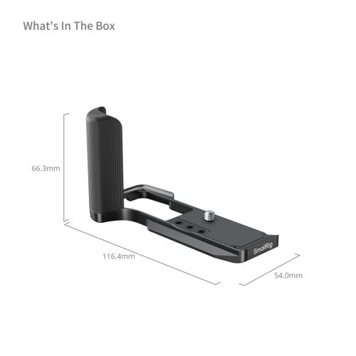 SmallRig 5429 L-Shaped Mount Plate with Handle (for Canon EOS R50 V) (black)