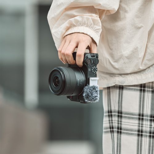 SmallRig 5429 L-Shaped Mount Plate with Handle (for Canon EOS R50 V) (black)