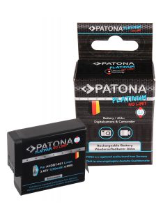   PATONA AHDBT-801 PLATINUM akkumulátor (for GoPro HERO5 + HERO6 + HERO7 + HERO8) (1332)