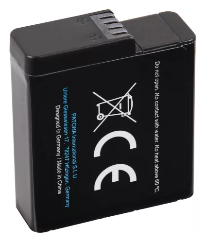 PATONA AHDBT-801 PLATINUM akkumulátor (for GoPro HERO5 + HERO6 + HERO7 + HERO8) (1332)