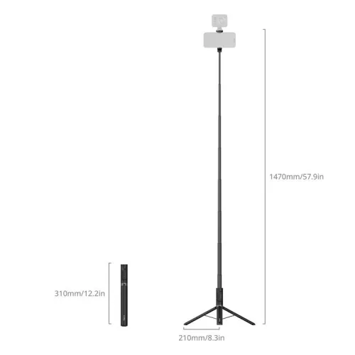 SmallRig 5291 ST30 Lite One-Touch Deploy Selfie Stick Tripod